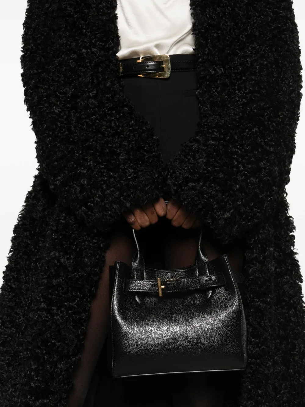 Audrey Small Leather Tote Bag sold by Wanan Luxury product image thumbnail 3