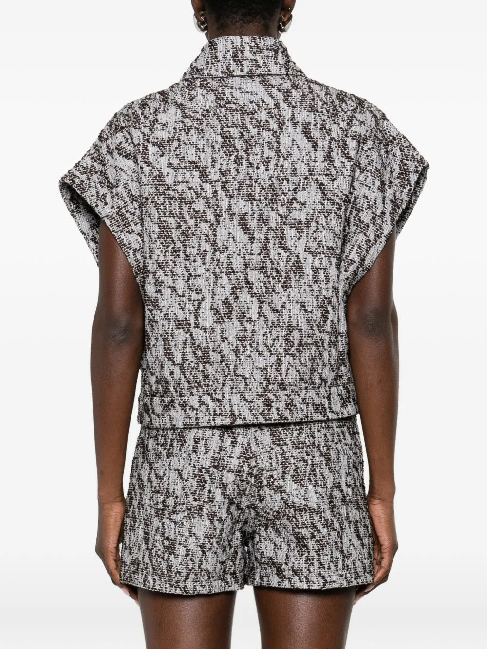 Estel Cotton Blend Shirt sold by Wanan Luxury product image thumbnail 4