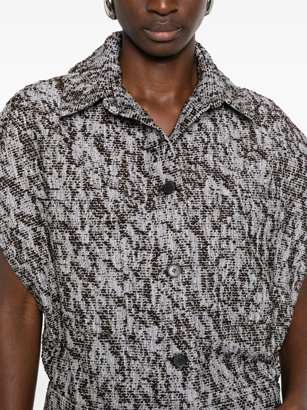 Estel Cotton Blend Shirt sold by Wanan Luxury product image thumbnail 3