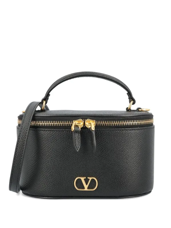 Vlogo Signature Leather Vanity Case sold by Wanan Luxury