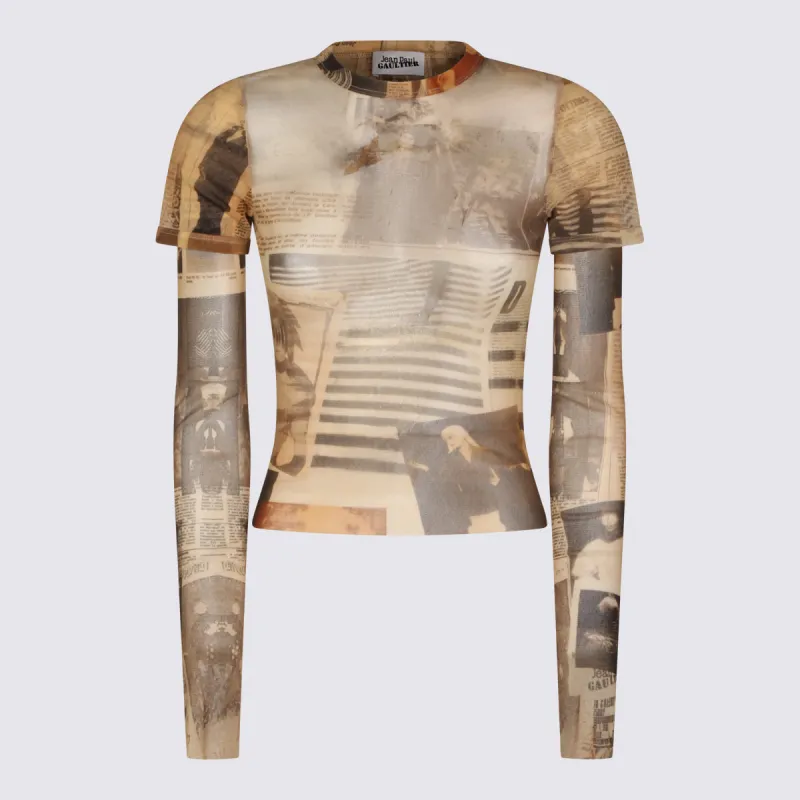 Top Ecru/Lightgrey/Red sold by Wanan Luxury