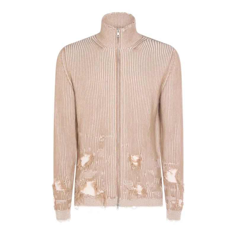 Sweaters Camel-Chalk made by Maison Margiela