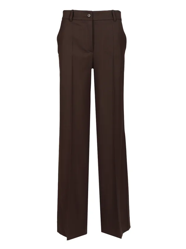 Palazzo Trousers Brown sold by Wanan Luxury