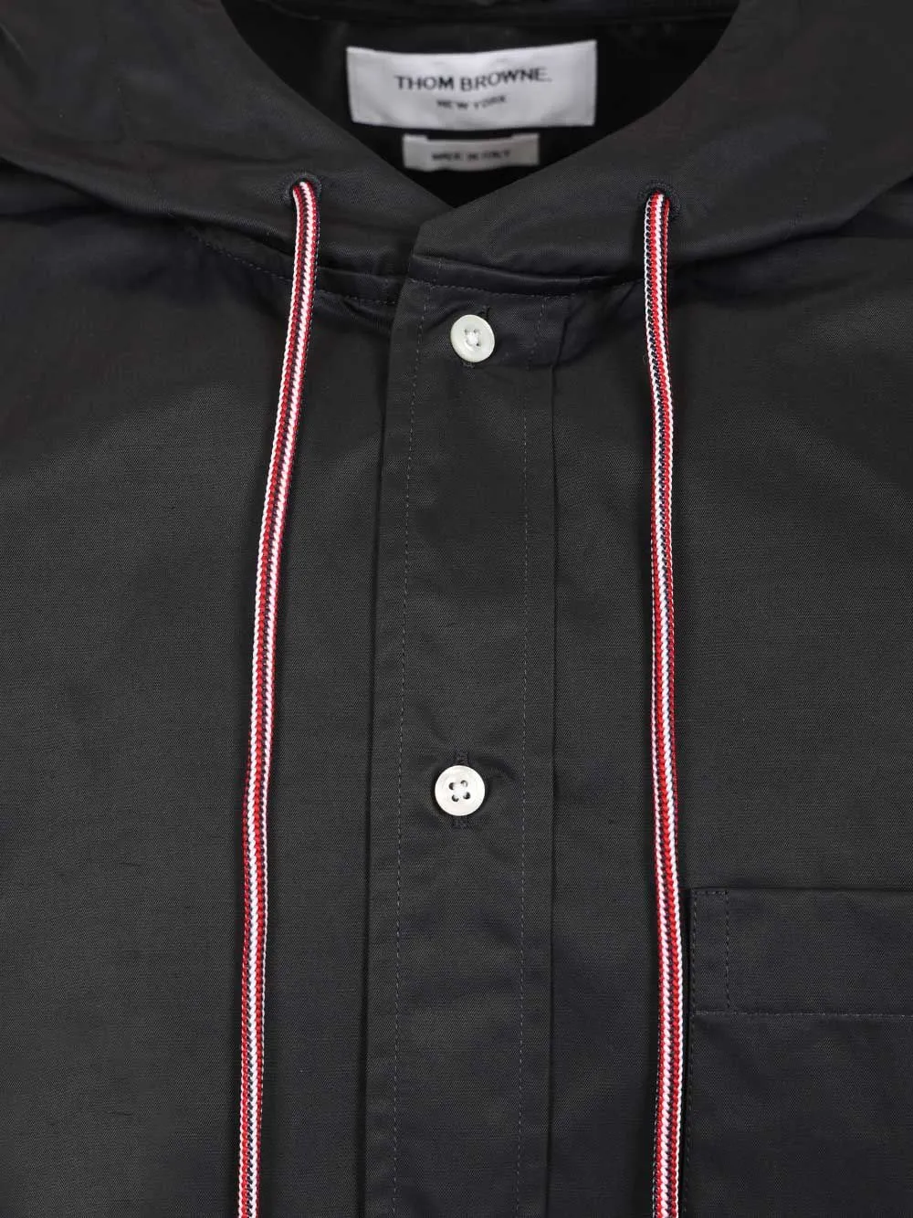 Nylon Hooded Shirt Shirts Blue sold by Wanan Luxury product image thumbnail 3