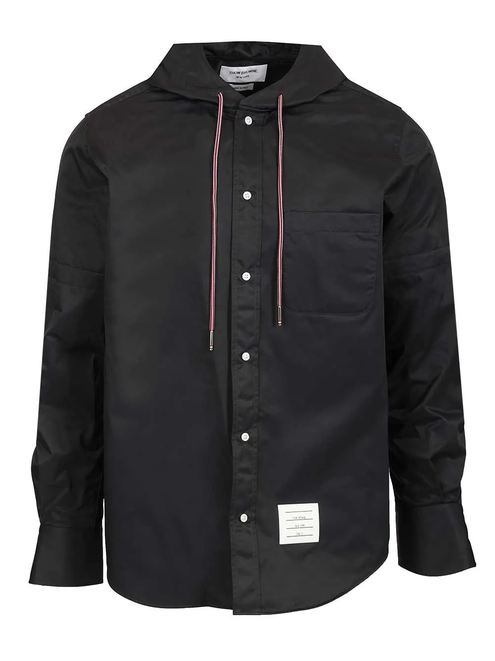 Nylon Hooded Shirt Shirts Blue sold by Wanan Luxury
