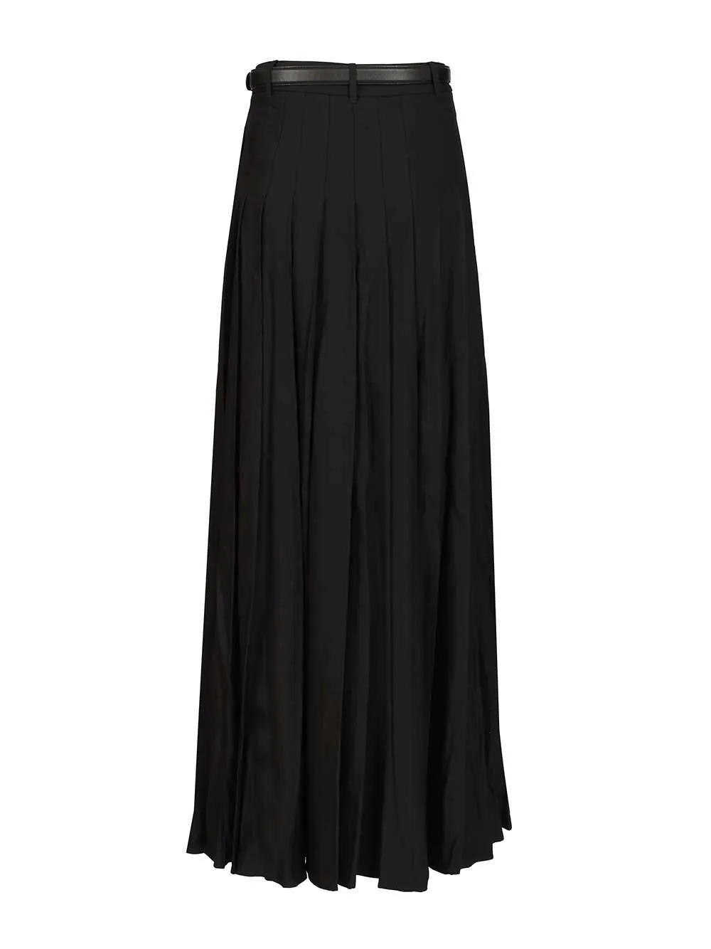Pleated Maxi Skirt Skirts Black sold by Wanan Luxury product image thumbnail 2