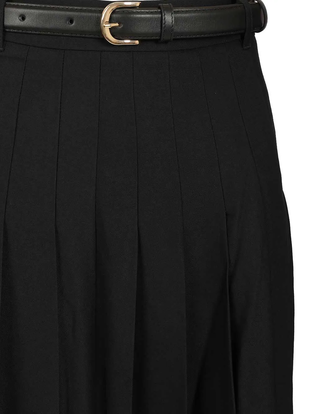 Pleated Maxi Skirt Skirts Black sold by Wanan Luxury product image thumbnail 4