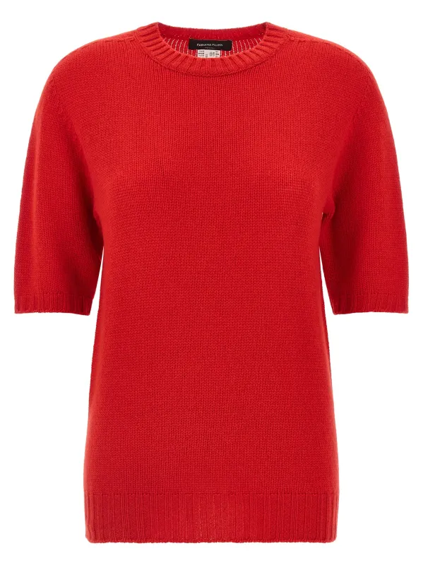 Cashmere Sweater Sweaters And Cardigans Red sold by Wanan Luxury