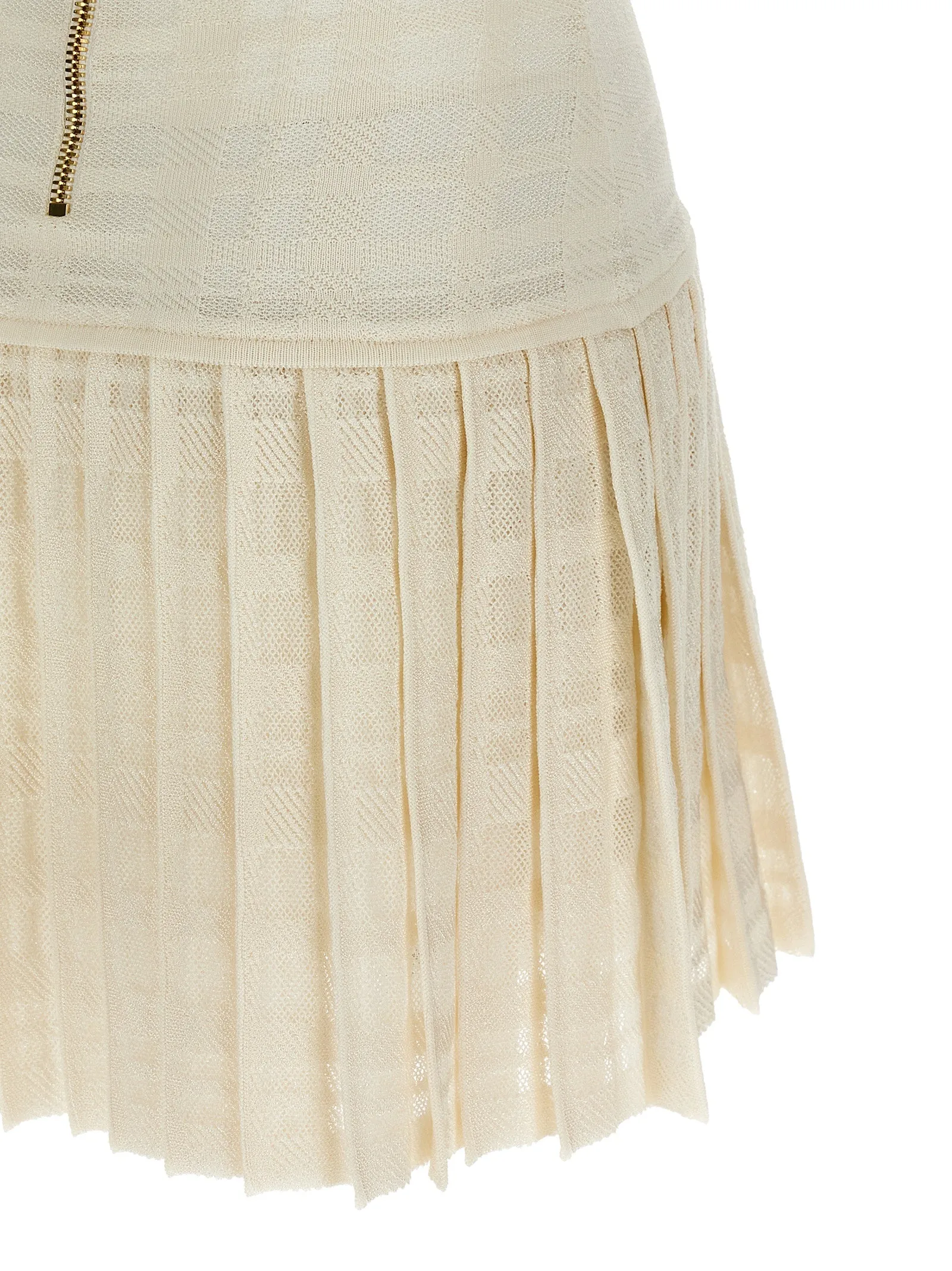 Tartan Knit Dress Dresses White sold by Wanan Luxury product image thumbnail 4