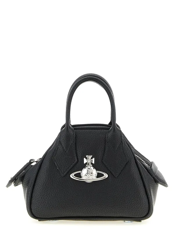 Mini Yasmine Hand Bags Black made by Vivienne Westwood