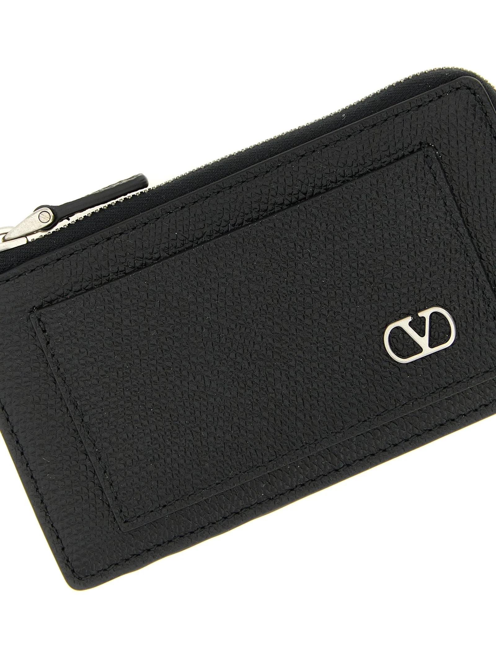 Valentino Garavani Vlogo Signature Coin Purse Wallets And Card Holders Black sold by Wanan Luxury product image thumbnail 3