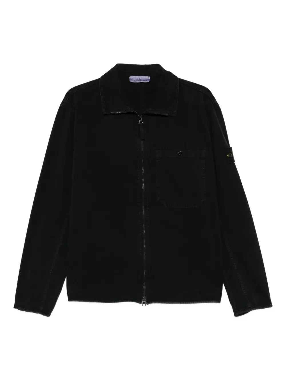 Comfort Fit Cotton Overshirt With Zip sold by Wanan Luxury