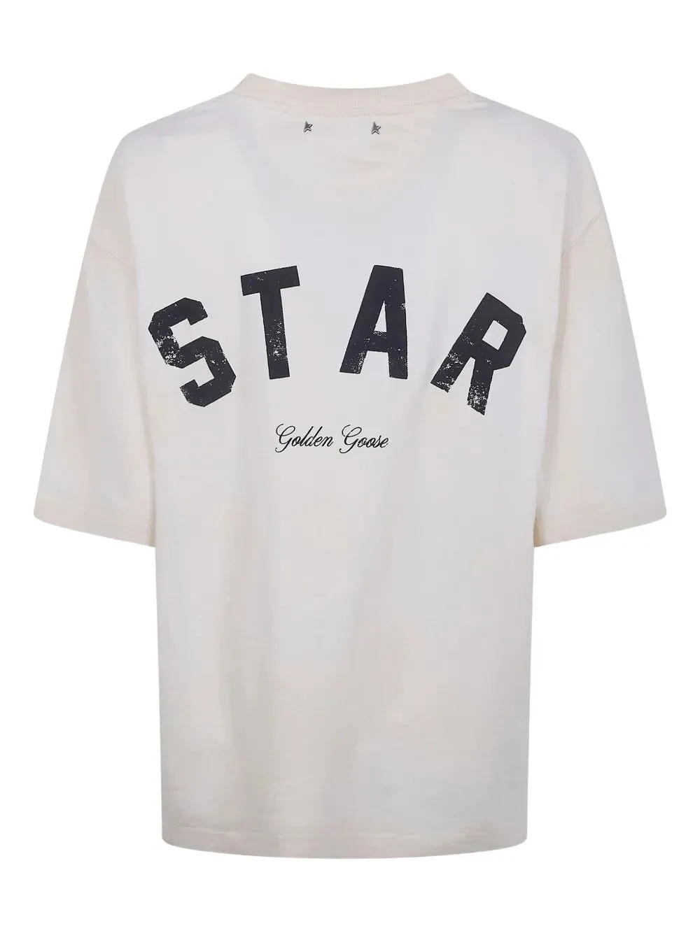Star Unisex Vintage-Effect Cotton T-Shirt With Print On The Back sold by Wanan Luxury product image thumbnail 2
