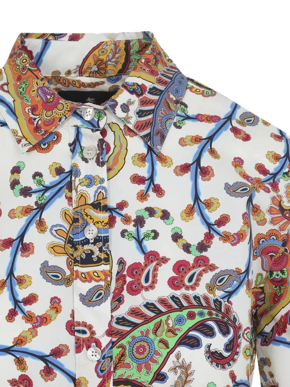 Paisley-Print Midi Shirt Dress With Belt sold by Wanan Luxury product image thumbnail 4