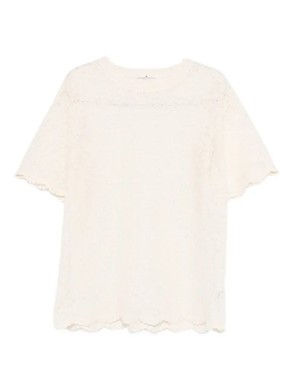 Embroidered T-Shirt made by Ermanno Scervino