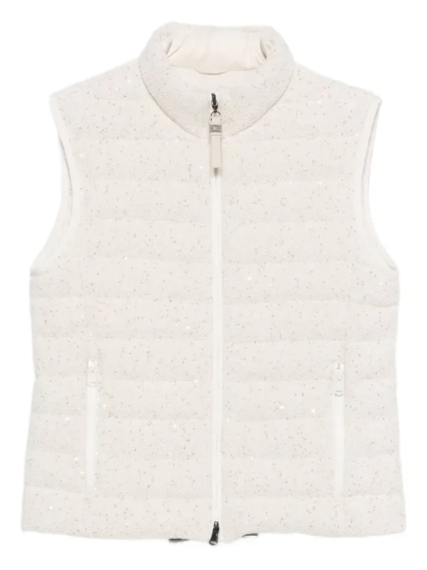 Cotton Down Vest sold by Wanan Luxury