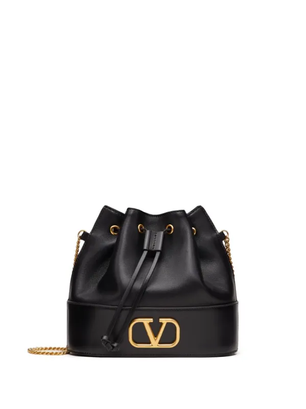 Vlogo Signature Leather Mini Bag sold by Wanan Luxury