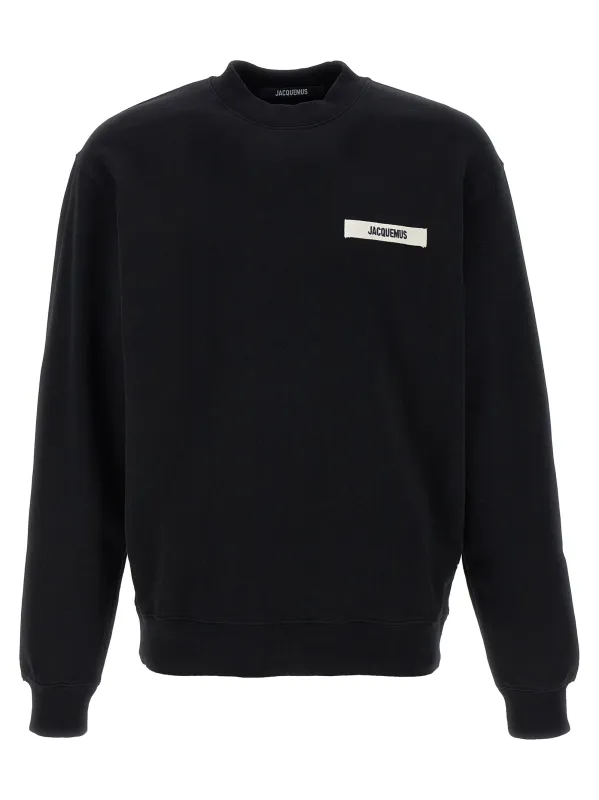 Le Gros Grain Sweatshirt Black sold by Wanan Luxury
