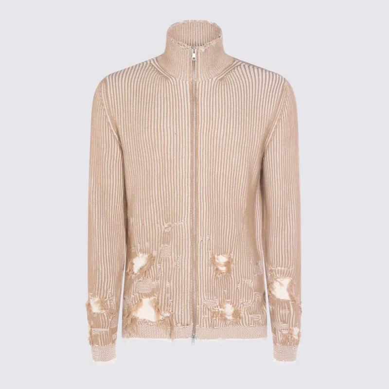 Sweaters Camel-Chalk sold by Wanan Luxury