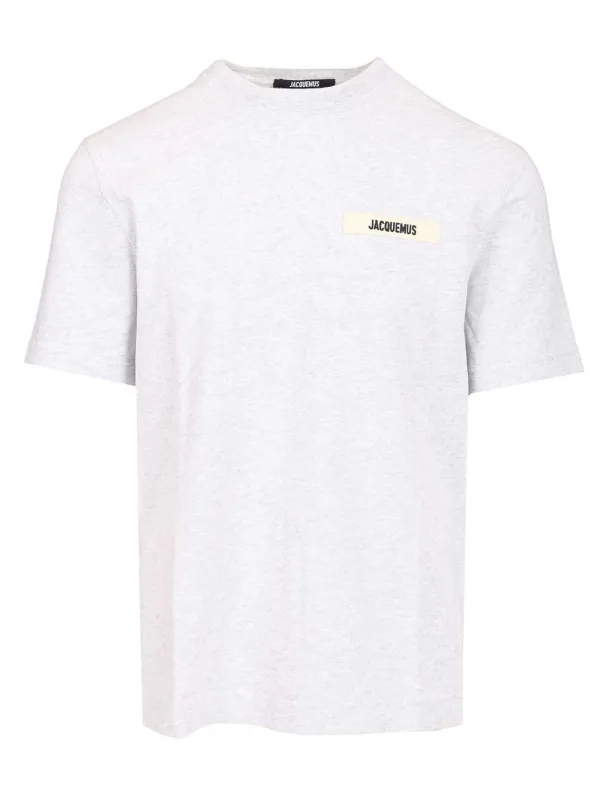 Cotton T-Shirt Grey made by Jacquemus