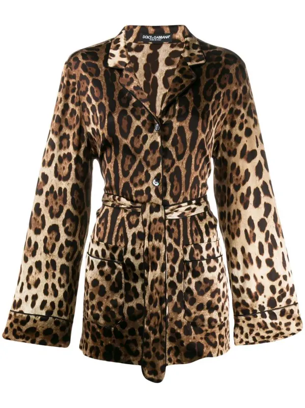Leopard-Print Shirt sold by Wanan Luxury