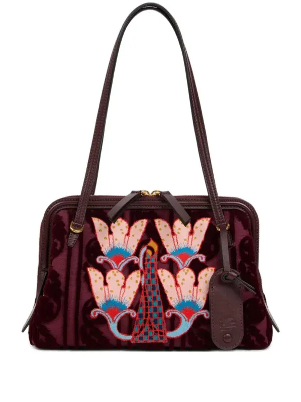 Embroidered Shoulder Bag sold by Wanan Luxury