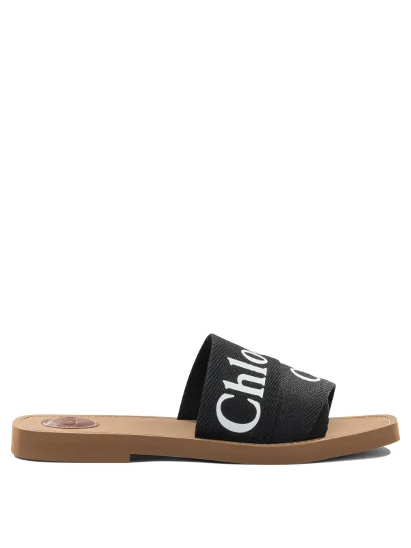 Woody Sandals Black made by Chloe
