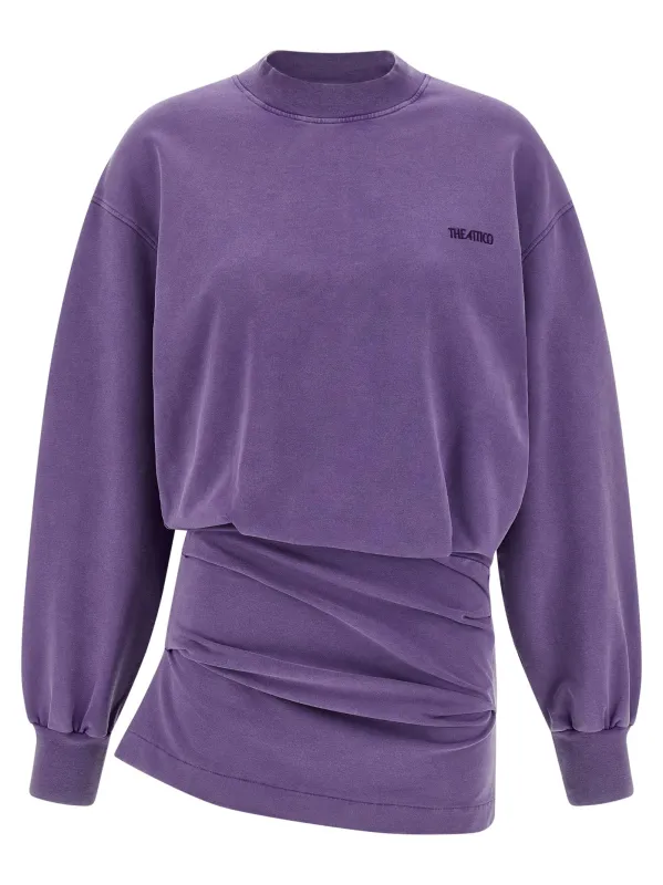 Faded Sweatshirt Dress Dresses Purple sold by Wanan Luxury