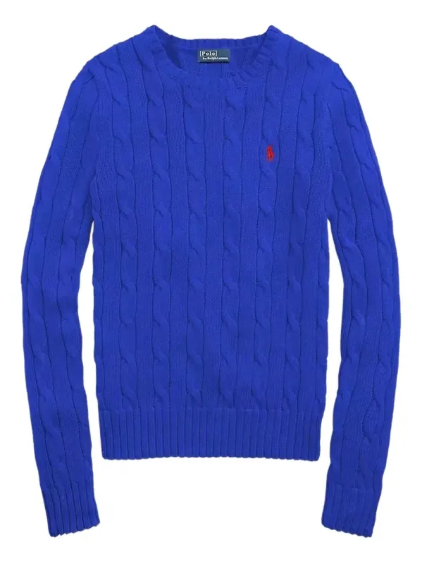 Cable-Knit Slim Fit Cotton Crewneck Jumper sold by Wanan Luxury