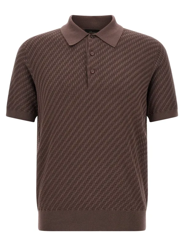 Weaving Plot Polo Brown sold by Wanan Luxury