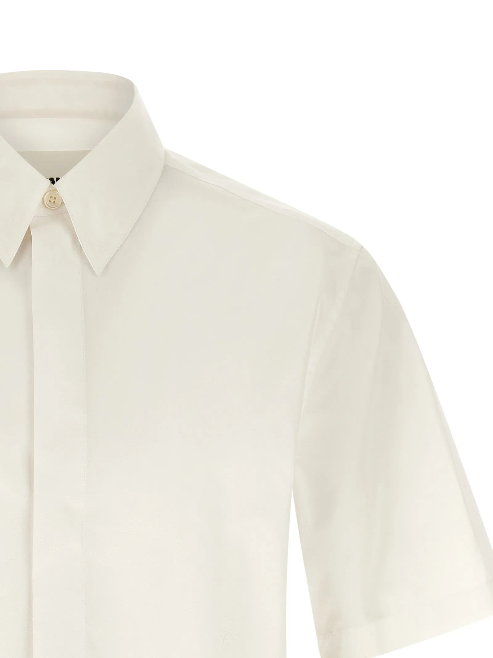 Logo Embroidery Shirt Shirt And Blouse White sold by Wanan Luxury product image thumbnail 3