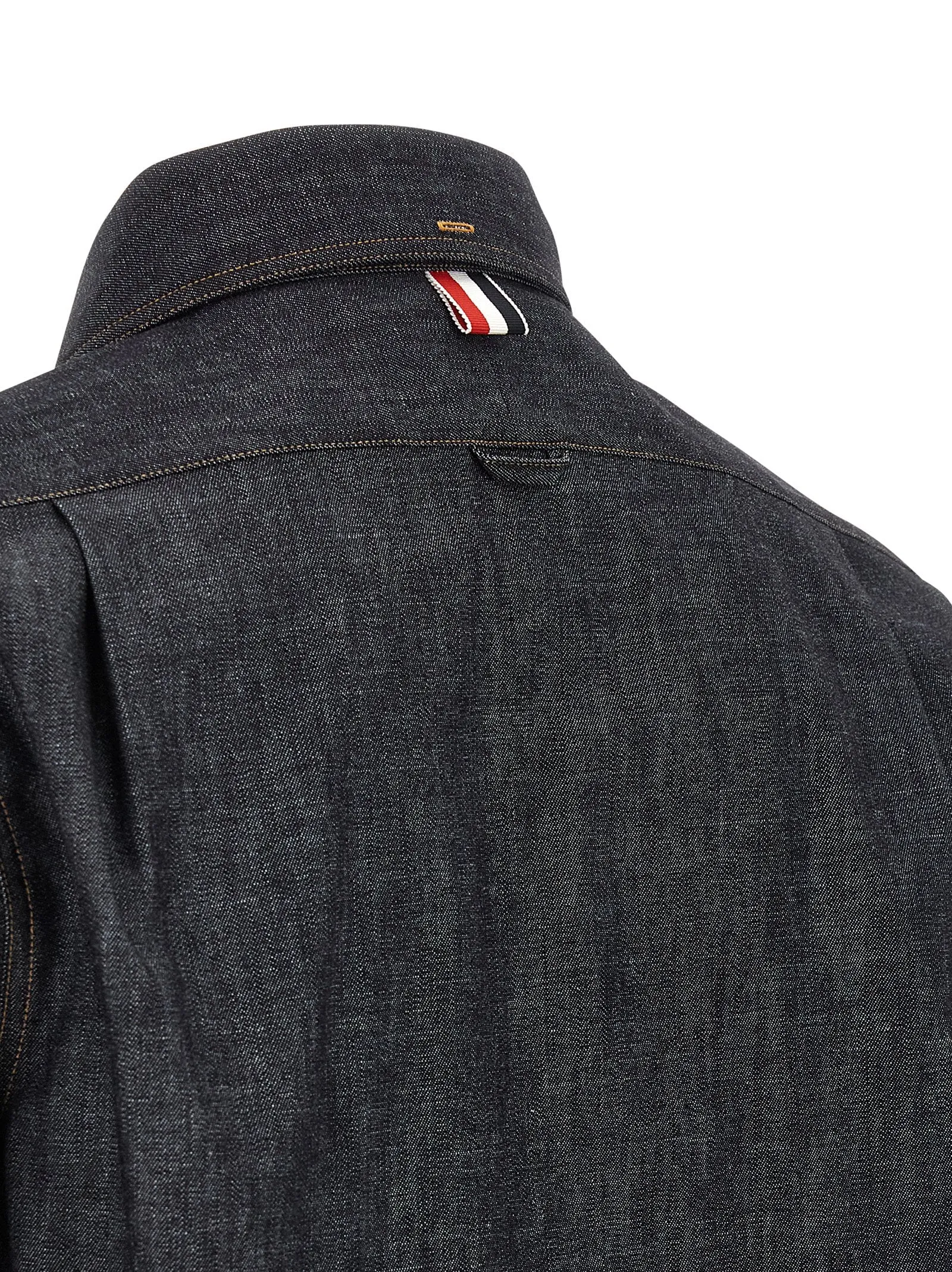 Denim Shirt Shirt And Blouse Blue sold by Wanan Luxury product image thumbnail 5