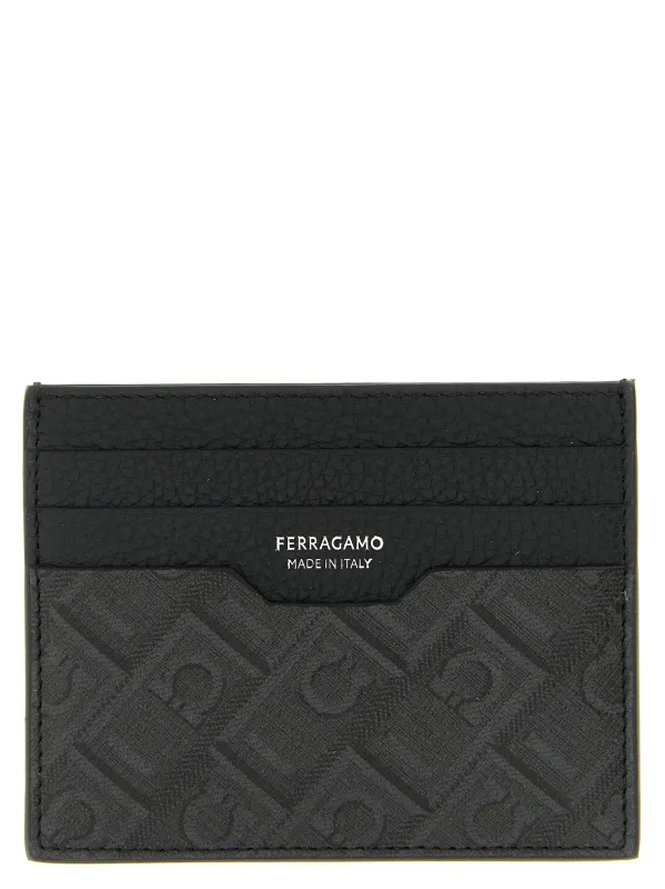 Ferragamo Monogram Wallets And Card Holders Black sold by Wanan Luxury