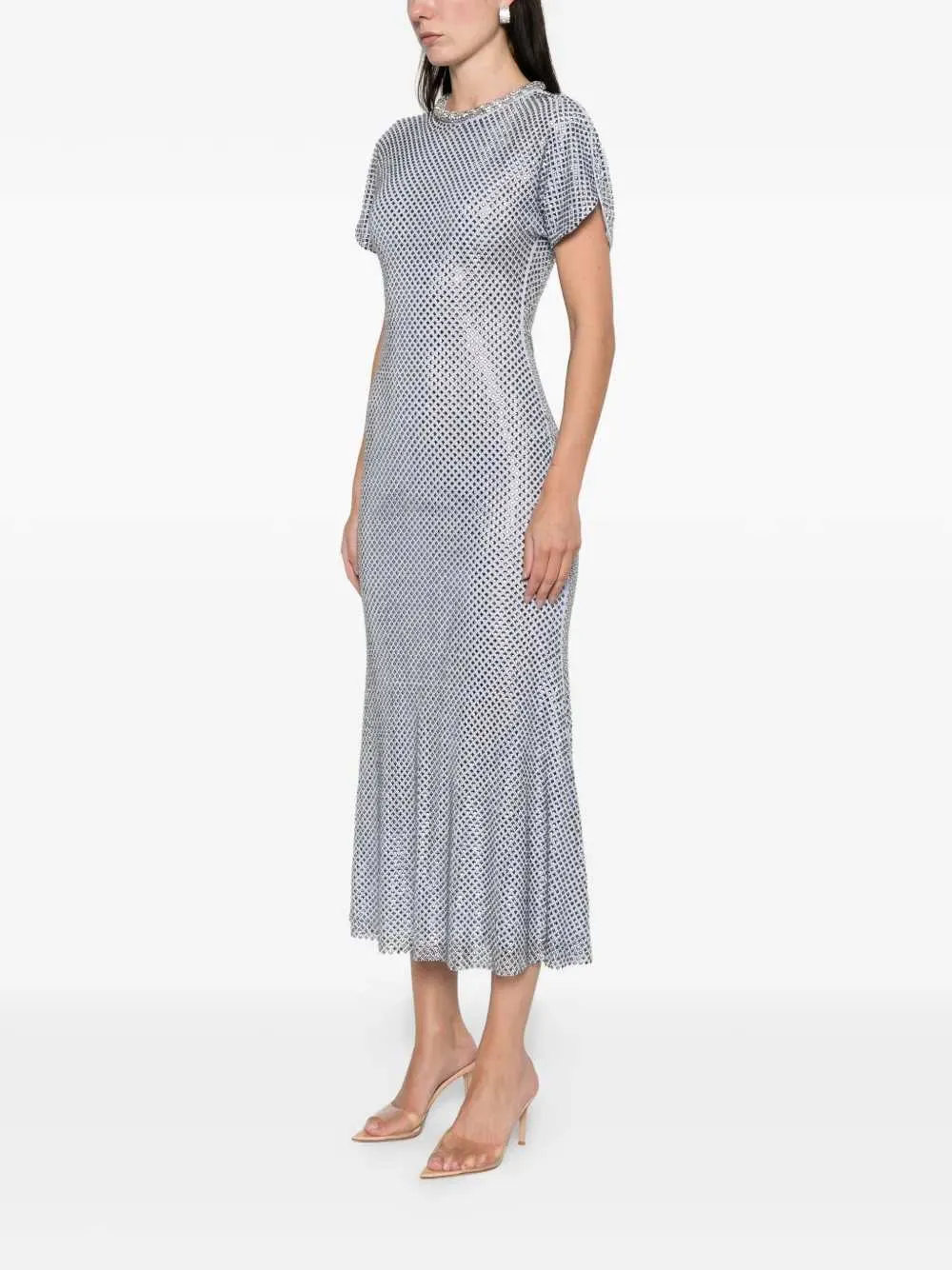 Midi Dress With Rhinestones sold by Wanan Luxury product image thumbnail 3