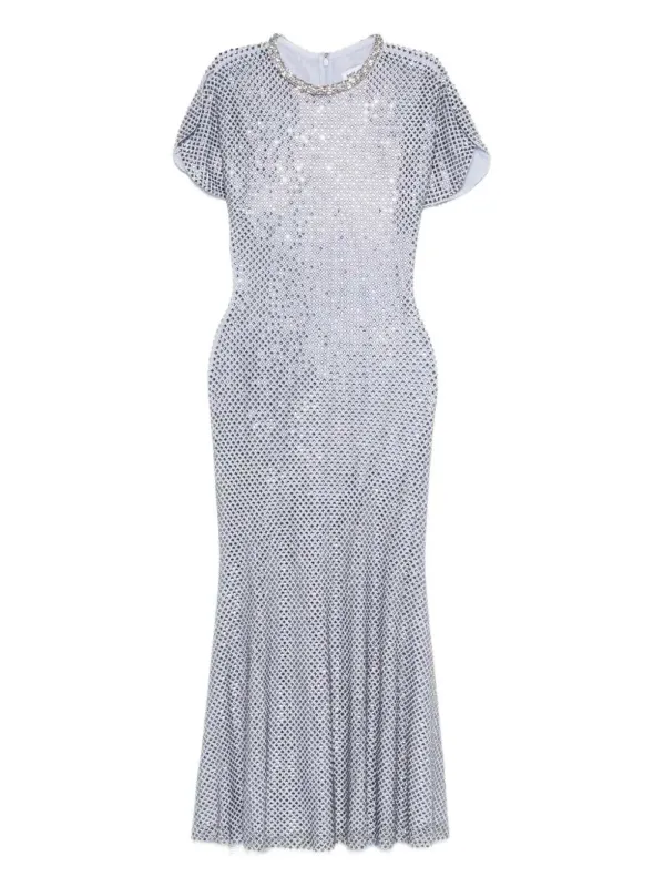 Midi Dress With Rhinestones sold by Wanan Luxury