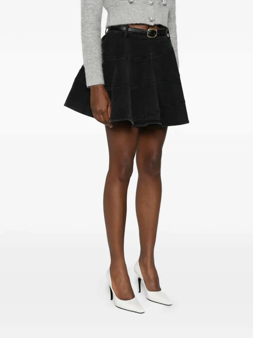 Belted Miniskirt sold by Wanan Luxury product image thumbnail 3