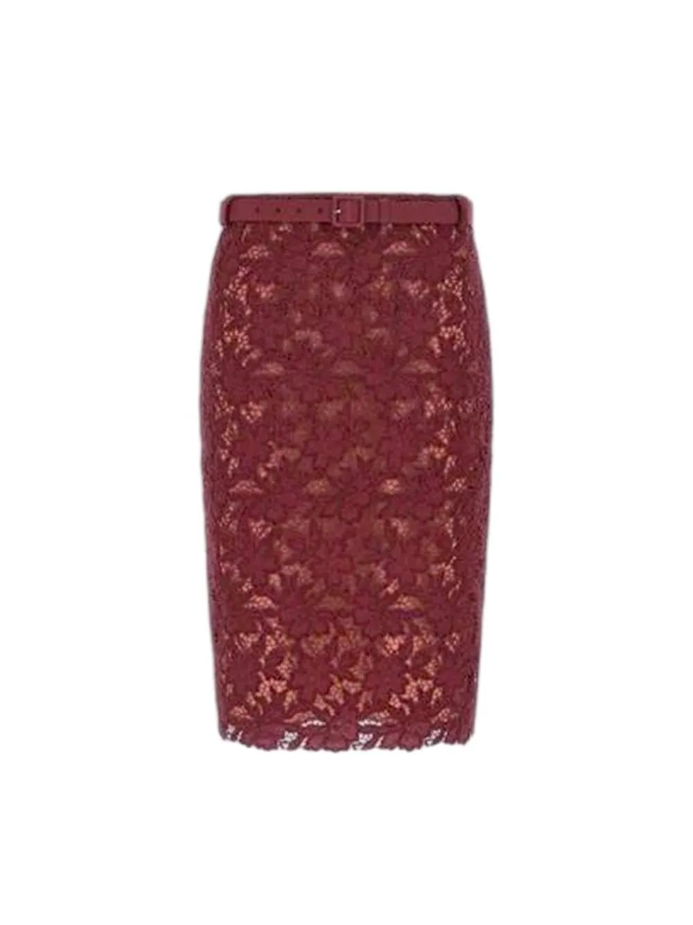 Lace Midi Skirt sold by Wanan Luxury