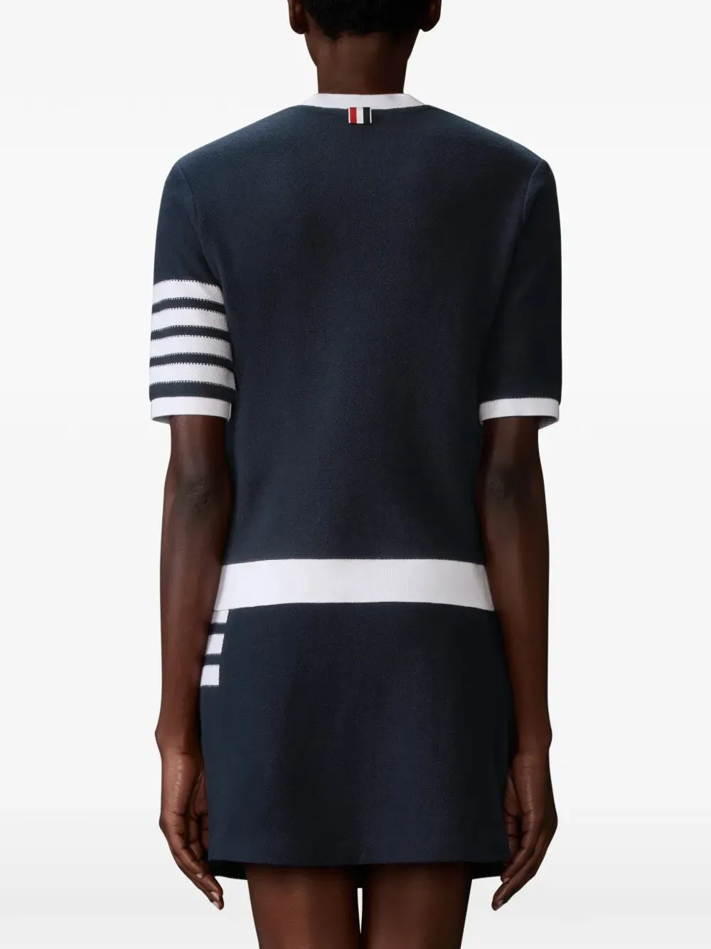 Textured Cotton PiquÉ 4-Bar T-Shirt sold by Wanan Luxury product image thumbnail 4