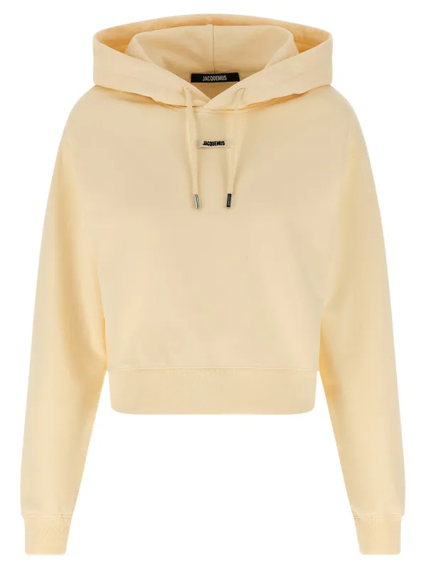Le Hoodie Gros-Grain Sweatshirt Beige sold by Wanan Luxury
