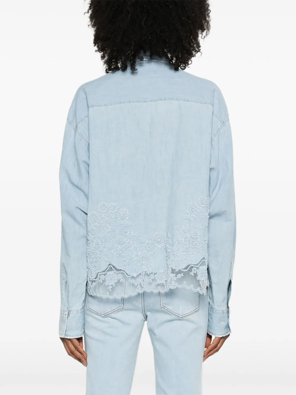 Cotton And Linen Embroidered Shirt sold by Wanan Luxury product image thumbnail 5