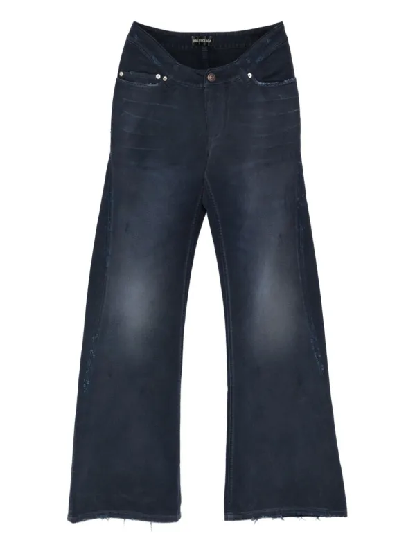 Curved Denim Jeans made by Balenciaga