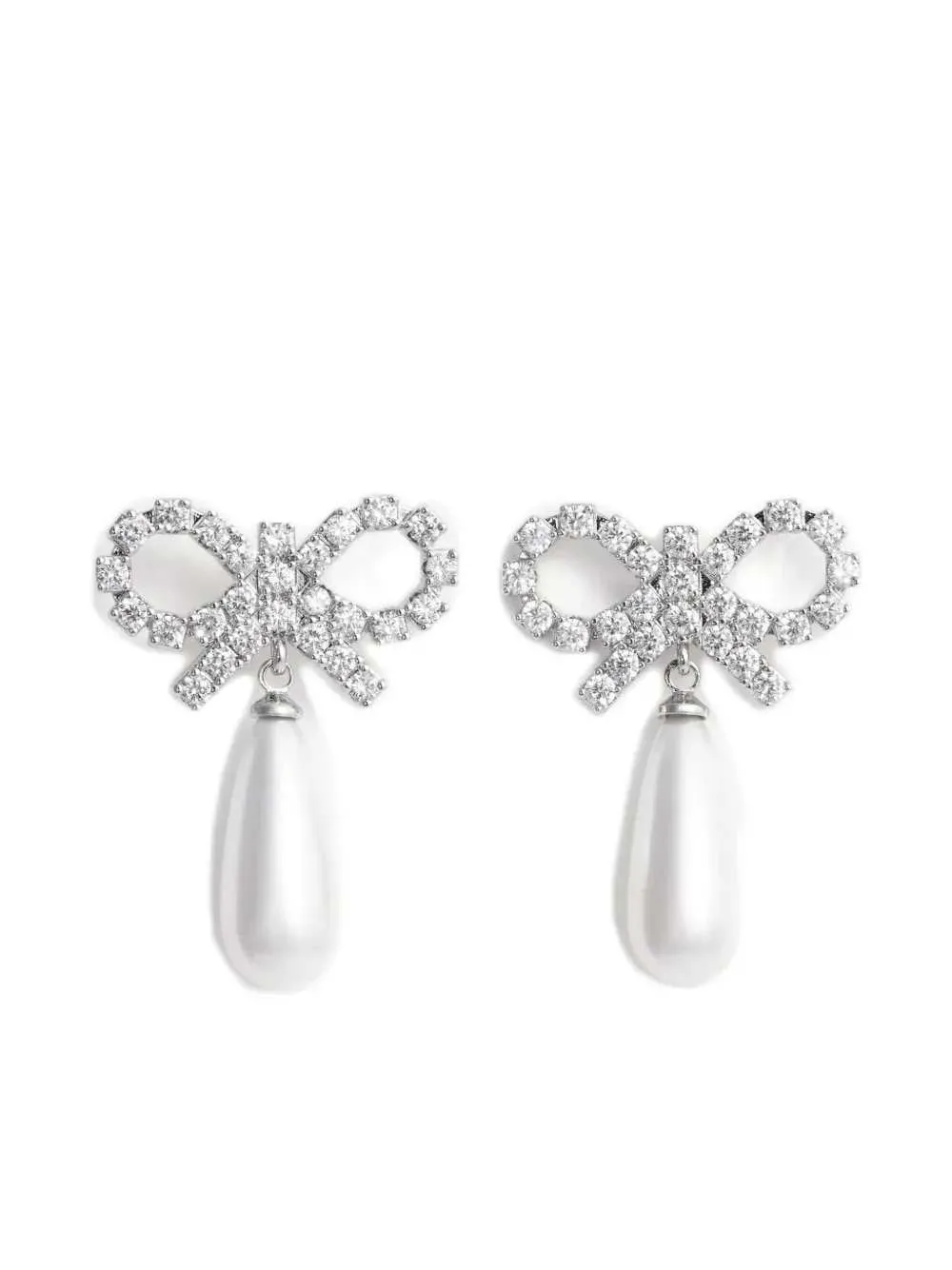Bow And Pearl Earrings sold by Wanan Luxury