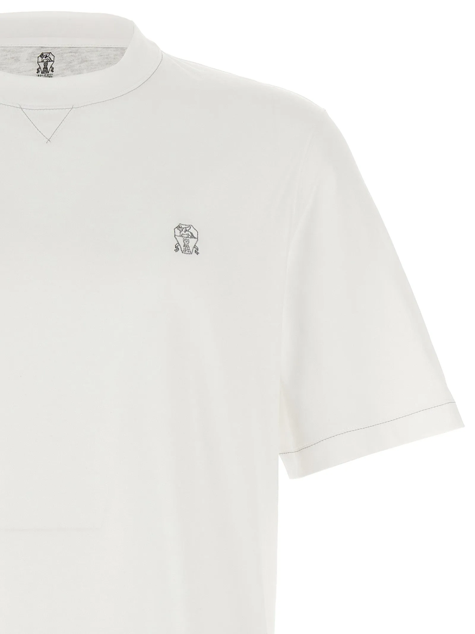 Logo Embroidery T-Shirt White sold by Wanan Luxury product image thumbnail 3