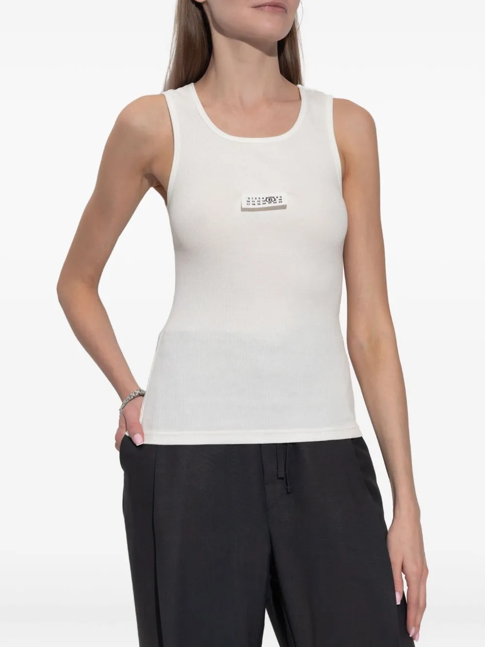 Logo Cotton Tank Top sold by Wanan Luxury product image thumbnail 5