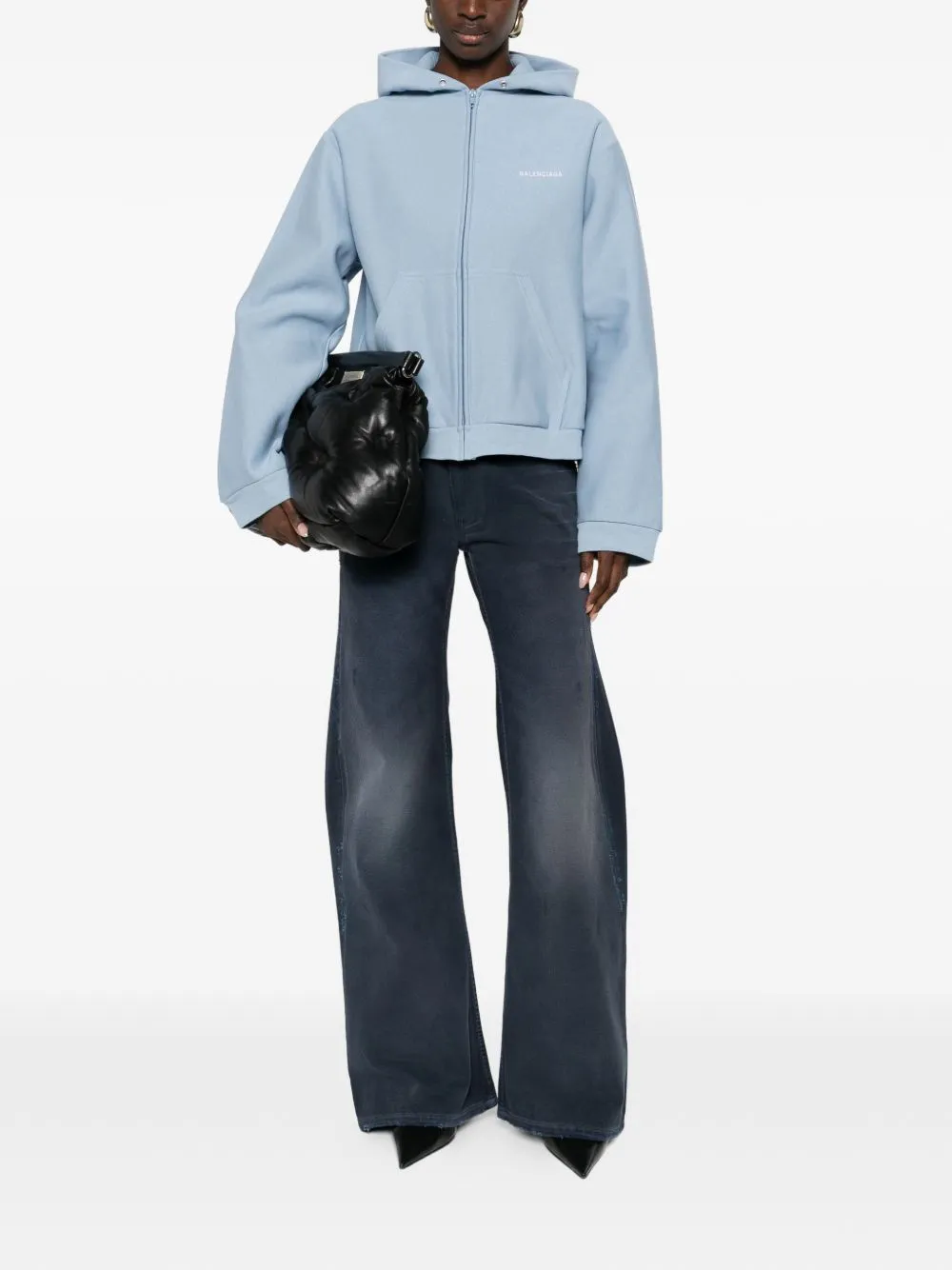 Balenciaga Back Cotton Hoodie sold by Wanan Luxury product image thumbnail 3