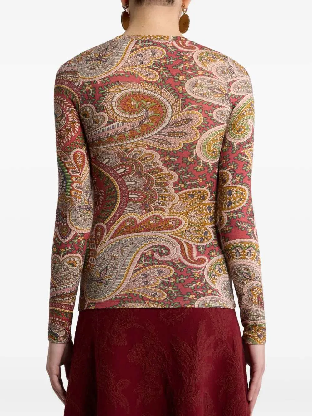 Paisley Print Top sold by Wanan Luxury product image thumbnail 3