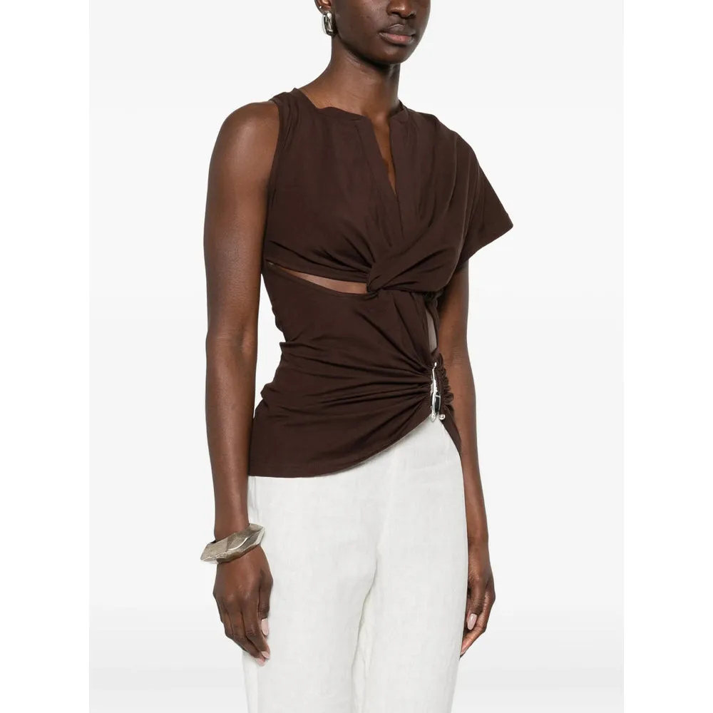 T Shirts Brown sold by Wanan Luxury product image thumbnail 5