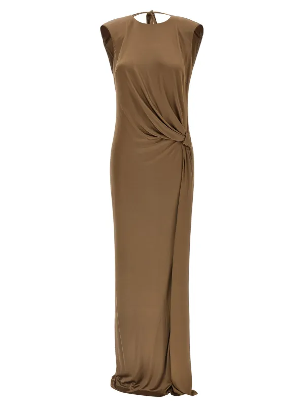 Red Carpet Dresses Beige sold by Wanan Luxury