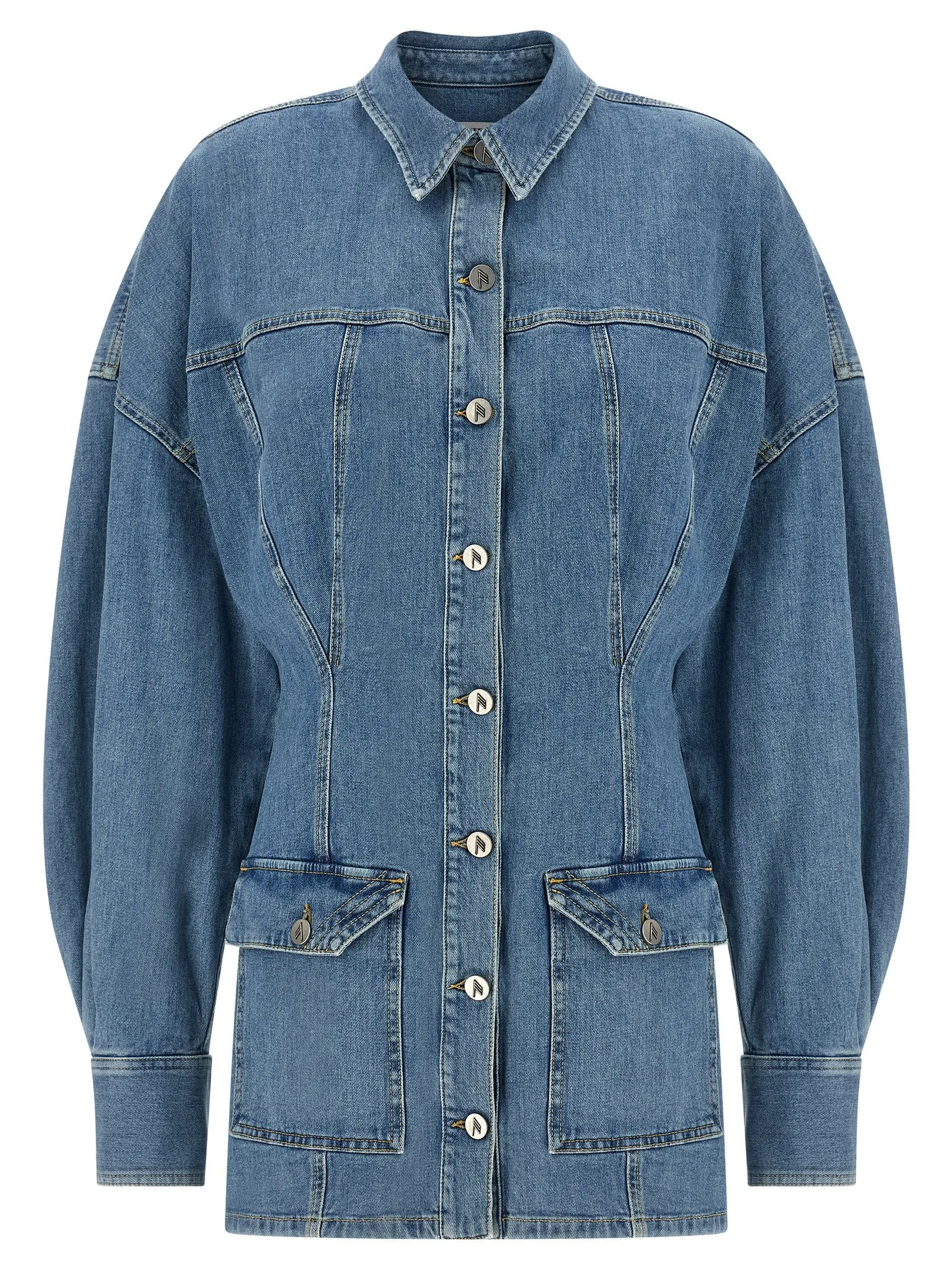 Denim Dress Dresses Blue sold by Wanan Luxury