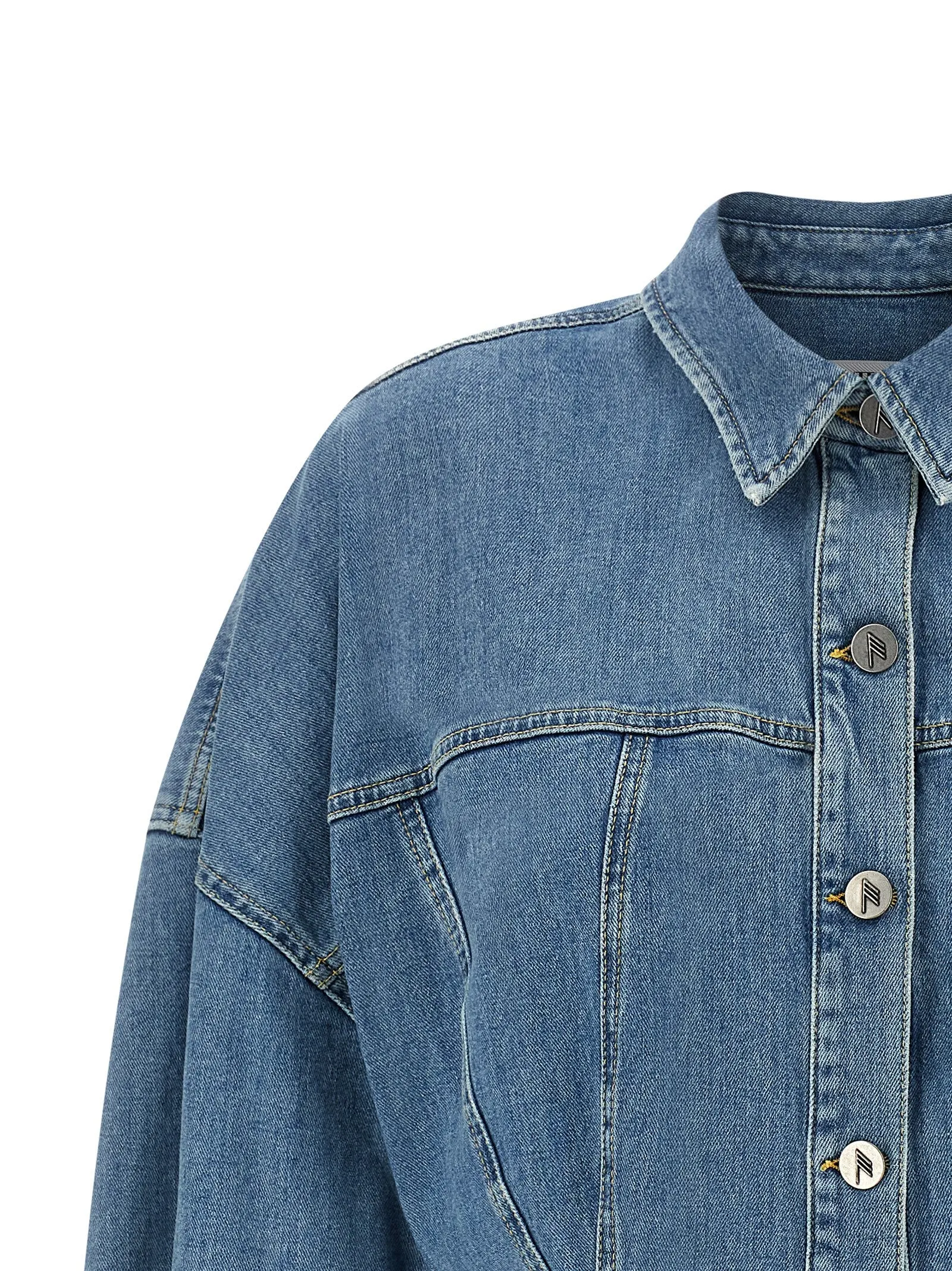 Denim Dress Dresses Blue sold by Wanan Luxury product image thumbnail 3